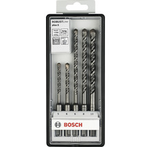 Bosch Robust Line plus 5 Steinbohrer Set mit verschiedenen Größen in einer Verpackung