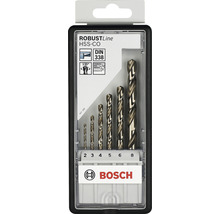 Bosch HSS-CO Spiralbohrer Set mit Durchmessern von 2 bis 8 Millimeter im Aufbewahrungskoffer