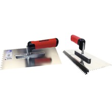 Zahnspachtel mit Griff, Werkzeug zur Verarbeitung von Klebstoffen