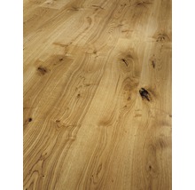 Verlegung von Eichenparkett mit Astlöchern