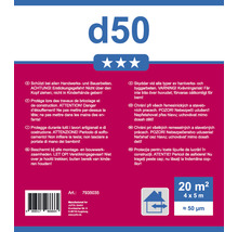 Jufol d50 Schutzabdeckung für Handwerks- und Bauarbeiten