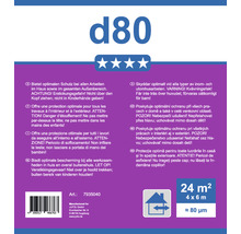 d80 Abdeckung mit Sicherheitshinweisen und Anwendungsbereichen