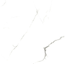 Weiße Bodenfliese mit Marmoroptik