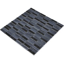 Mosaikfliese aus Glas, rechteckig
