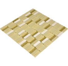 Mosaikfliese mit Glasoberfläche