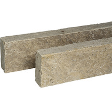 FLAIRSTONE Travertin Randstein Roma getrommelt 60 x 6 x 15 cm