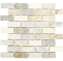 Produktbild: Natursteinmosaik XQM 13IL 30,5x30,5 cm beige/grau