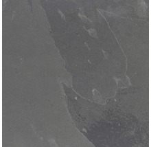Naturschiefer Wand- und Bodenfliese schwarz-graphit 60 x 60 cm
