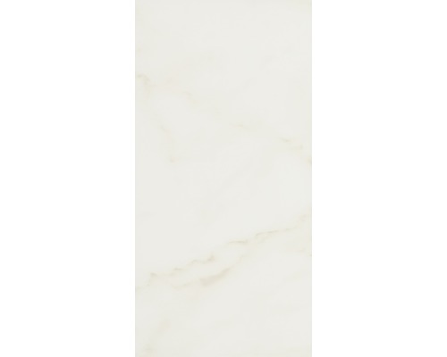Produktbild 2 (groß) Steingut Wandfliese Carrara weiß 30 x 60 cm glänzend