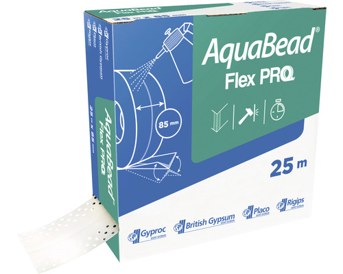 2 x Rigips AquaBead Flex PRO Kantenschutz selbstklebend Trockenbau