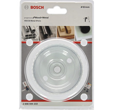 Bosch Lochsäge mit 83 mm Durchmesser zur Verwendung mit Holz und Metall in Verpackung