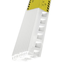 Winkelprofil Objekt-Fliesenschiene 10er Pack weiß 12,5 mm 300 cm