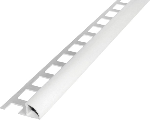 PVC Viertelkreisprofil Objekt-Fliesenschiene 10er Pack weiß 8 mm 300 cm