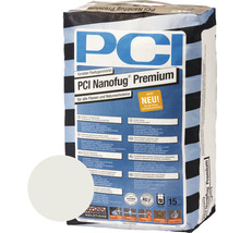 PCI Nanofug® Premium Variabler Flexfugenmörtel für alle Fliesen und Natursteine silbergrau 15 kg