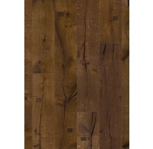 Holzboden mit dunkler Oberfläche und natürlicher Holzstruktur