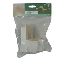 Eckleisten aus Holz, verpackt