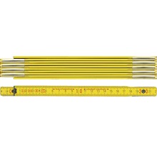 Meterstab BMI Holz 2 m gelb