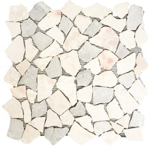Bruchmosaik CIOT 30/4013 30,5x32,2 cm beige/grau