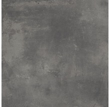 Graue Keramikfliese mit Betonoptik.