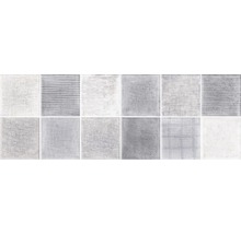 Steingut Dekorfliese Palermo grey 25 x 70 cm