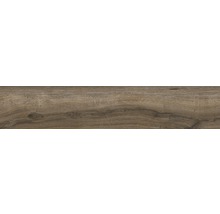 Feinsteinzeug Wand- und Bodenfliese Limewood walnut 23,3 x 120 cm