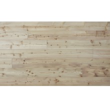 Holzboden aus Fichte mit Maserung und Ästen