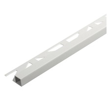 Quadrat-Abschlussprofil Dural Squarline DPSP 1130 PVC weiß 250 cm Höhe 11 mm