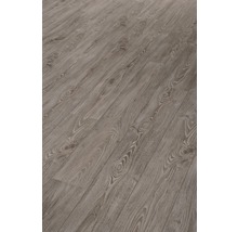 Nahaufnahme eines Laminatbodens mit Holzoptik