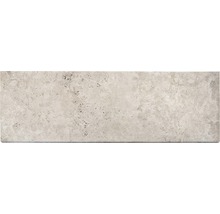 FLAIRSTONE Poolumrandung Roma beige gerade 1 Längsseite gerundet 115 x 35 x 3 cm