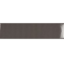 Wandfliese Bellini Metro Gris glänzend 7,5x30cm