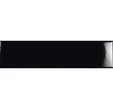 Wandfliese Bellini Metro Negro glänzend 7,5x30cm