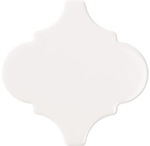 Wandfliese Arabesque white glänzend 15x15cm