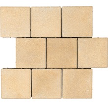 Pflasterstein Quadratpflaster Caravel beige-melange 16 x 16 x 6 cm