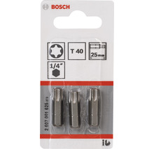 Bosch T40 Torx-Bits, 3er-Pack