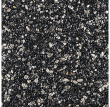 Nahaufnahme einer Oberfläche aus Epoxidharz und Kieselsteinen