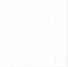 Mosaikfliese mit quadratischem Webmuster