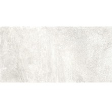 Wand- und Bodenfliese Schiefer weiß 60x120 cm lappato
