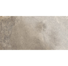 Wand- und Bodenfliese Schiefer taupe 30x60 cm lappato