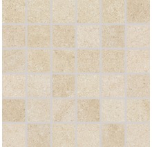 Feinsteinzeugmosaik Udine beige unglasiert 30x30cm, Inhalt 3 Stück