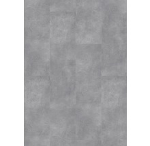 Verlegung aus grauen Vinylbodenfliesen