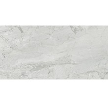 Feinsteinzeug Wand- und Bodenfliese Sicilia 60 x 120 x 0,9 cm Cenere poliert grau