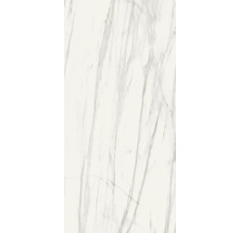 XXL Feinsteinzeug Wand- und Bodenfliese Macael white 120 x 260 x 0,7 cm poliert grau