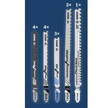 Bosch Stichsägeblätter Set für Holz und Metall