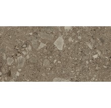 Nahaufnahme einer Bodenfliese mit Steinmuster