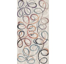 Dekorfliese mit geschwungenem Muster