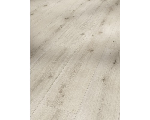 Designboden Modular ONE Eiche Urban weiß gekälkt Langdiele Landhausdiele Klickverbindung 2200 x 235 x 8,0 mm