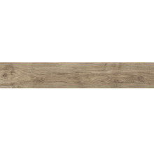 Feinsteinzeug Wand- und Bodenfliese Lifewood Nociola 20x120cm rektifiziert