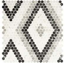 Poolmosaik Hexagon Pattern 11, 58x60,3cm 4-er Dekor