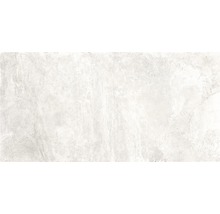Wand- und Bodenfliese Schiefer weiss 60x120 cm