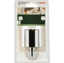 Bohrkrone mit 45 Millimeter Durchmesser in Verpackung